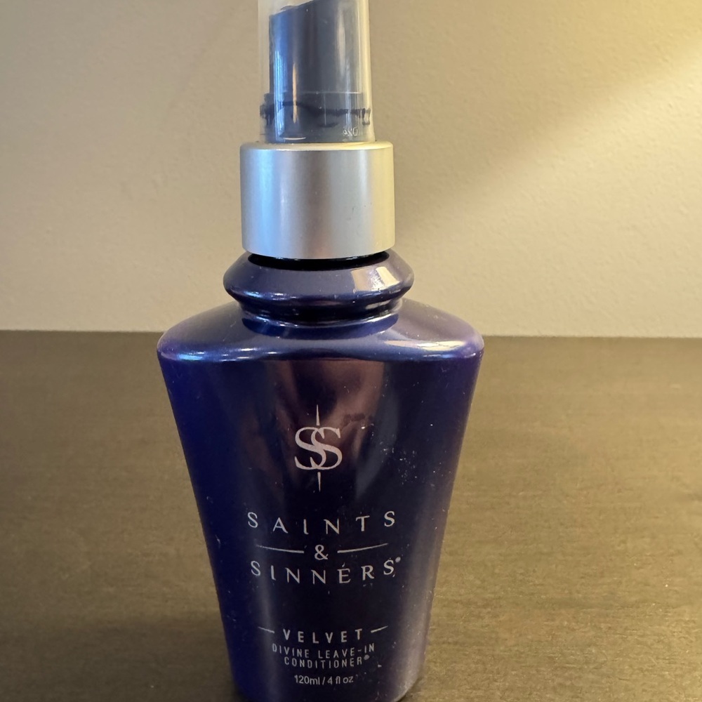 Saints & Sinners Velvet Divine Leave-In Conditioner Full Size 4 oz 120 ml NEW